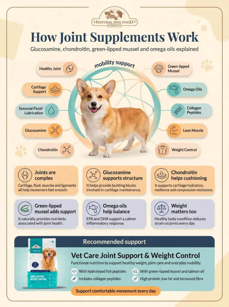 Infographic how joint supplements work